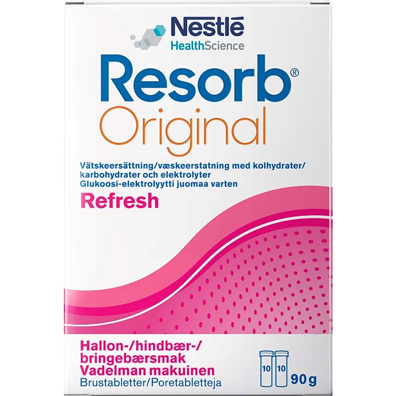 Resorb Original Vätskeersättning med Hallonsmak 90 g