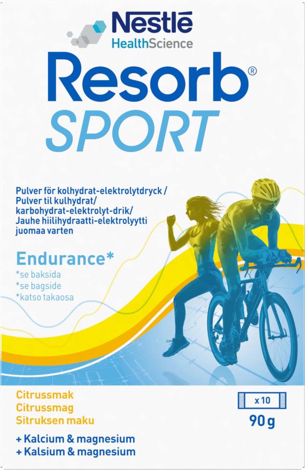 RESORB® Sport Vätskeersättning med Kalcium och Magnesium med Citrussmak