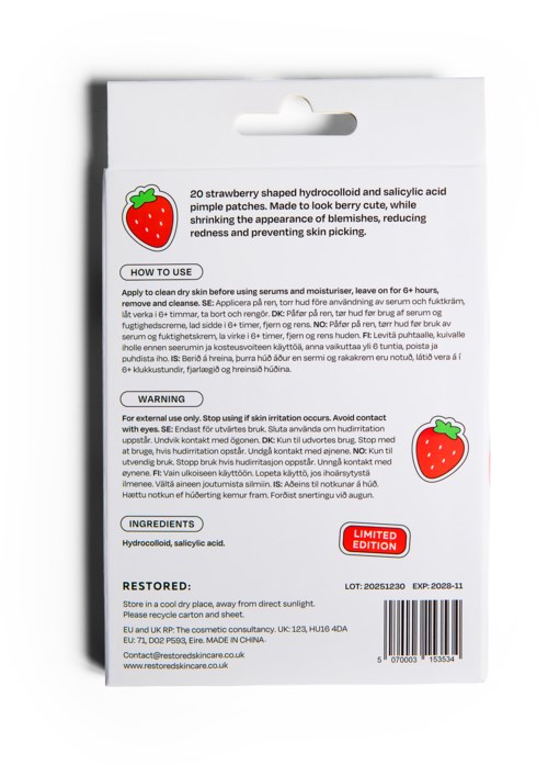 RESTORED: The Strawberry Patch 20 pcs
