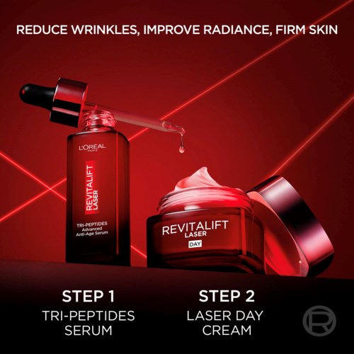 Loreal Paris Revitalift Day Cream + Pure Retinol Night Serum Duo