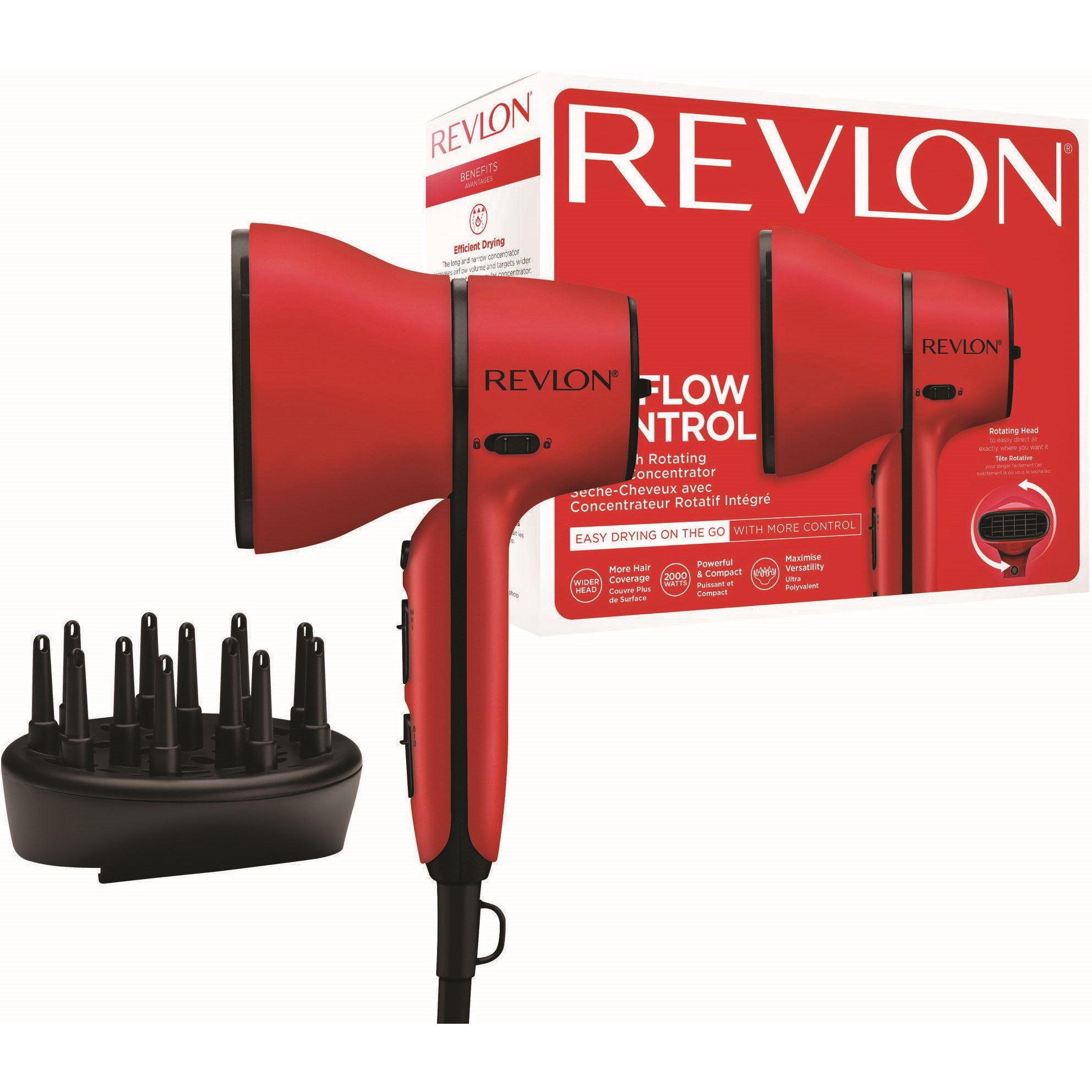 Alternativ bild 1 för Revlon Tools Airflow Control Dryer With Fixed Concentrator