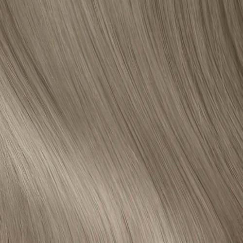 Obraz przedstawia zbliżenie na gładkie, błyszczące blond włosy z jasnymi pasmami.