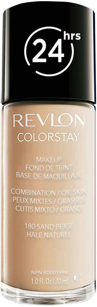 Revlon Cosmetics Colorstay Foundation For Combination/Oily Skin 180 Sand Beige