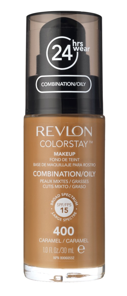 Revlon Cosmetics Colorstay Foundation For Combination/Oily Skin 400 Caramel