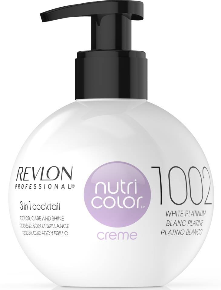 Revlon Nutri Color Creme 1002 White Platinum 270 ml
