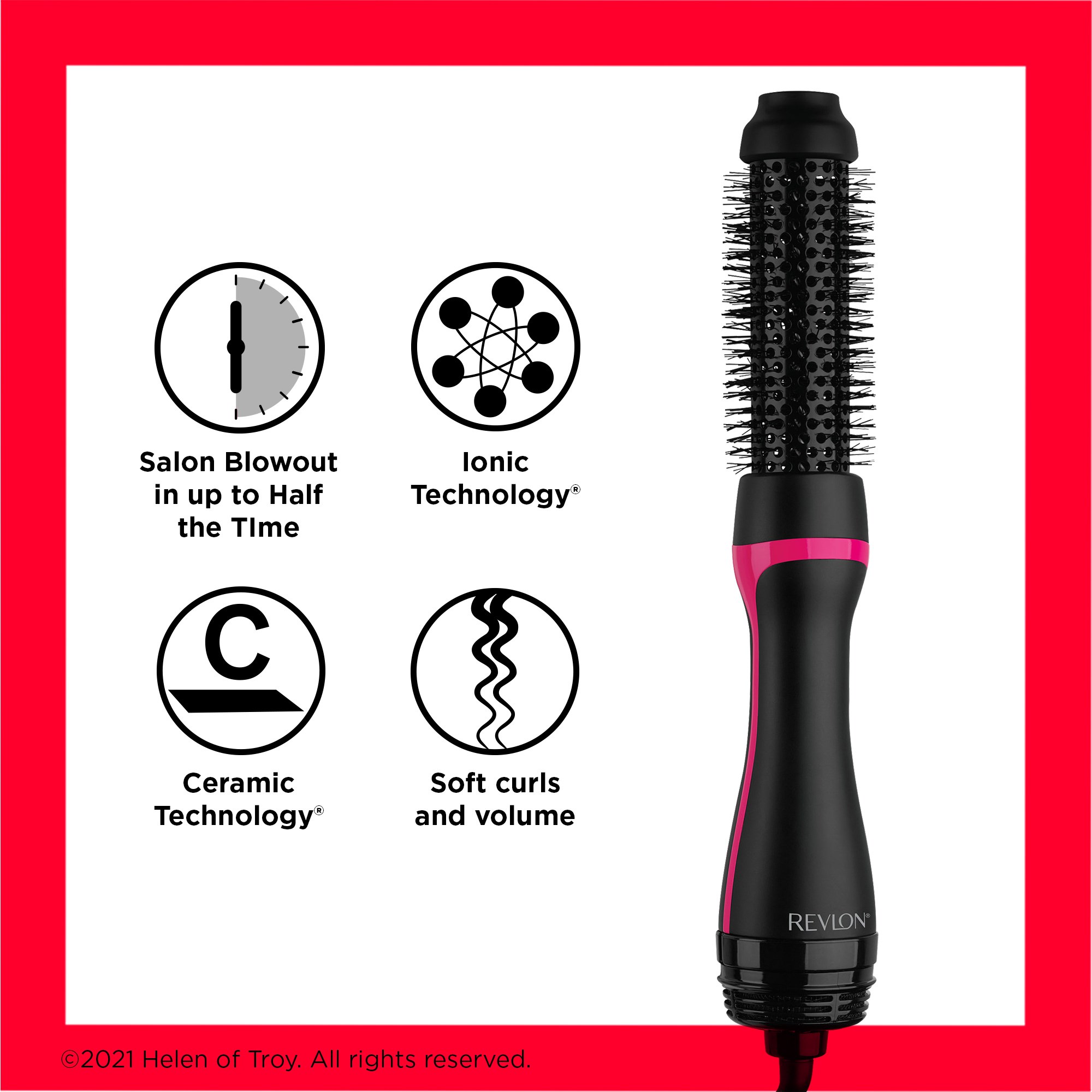 Revlon Tools One-Step Style Booster Round Brush Dryer & Styler RVDR529 (obrázok 8)