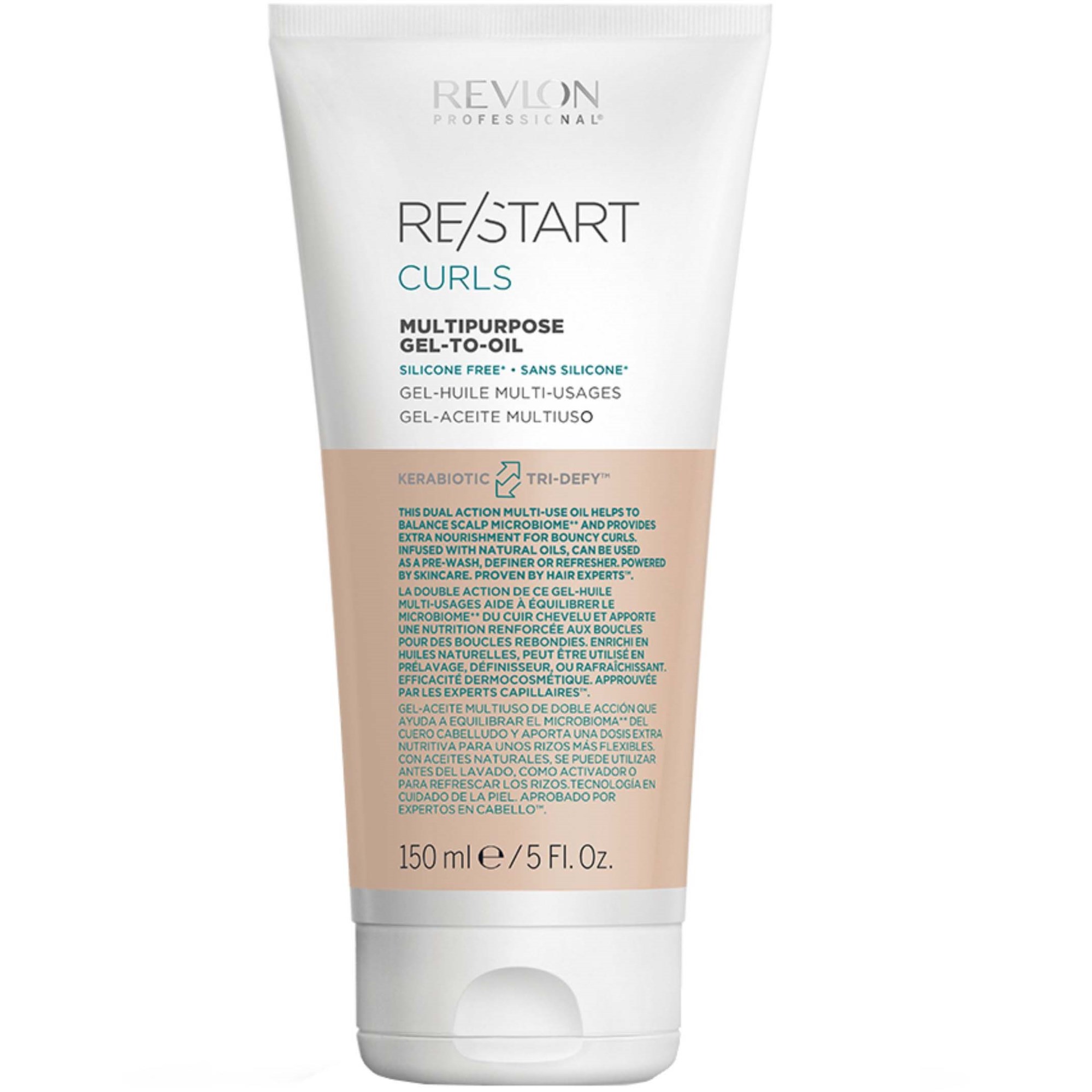 Revlon Restart Curls Transformative Oil to Gel 150 ml