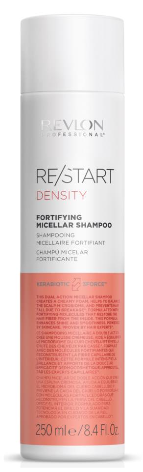 Revlon Pro Restart Density Magnifying Micellar Shampoo 250 ml