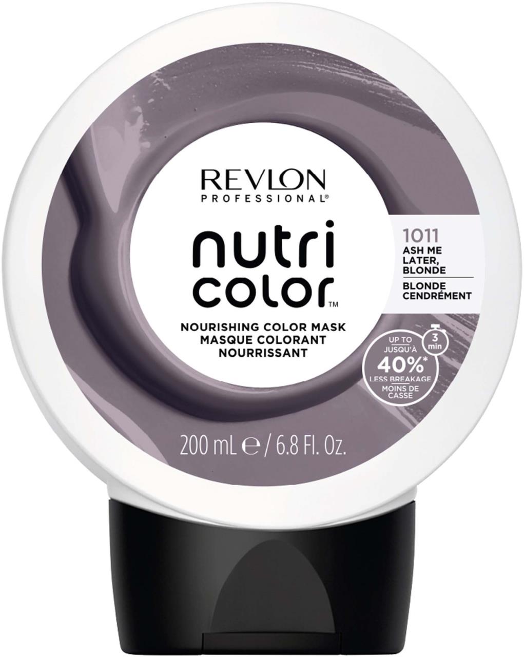Masked Me Revlon Nutri Color Nourishing Color Mask 1011 Ash Me Later Blonde ...
