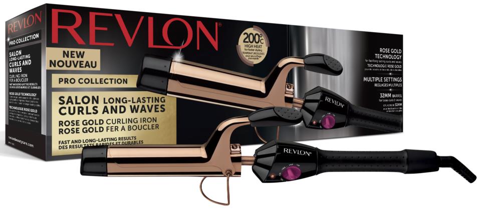 Revlon Salon Long-lasting Curls and Waves Rose Gold locktång 32mm