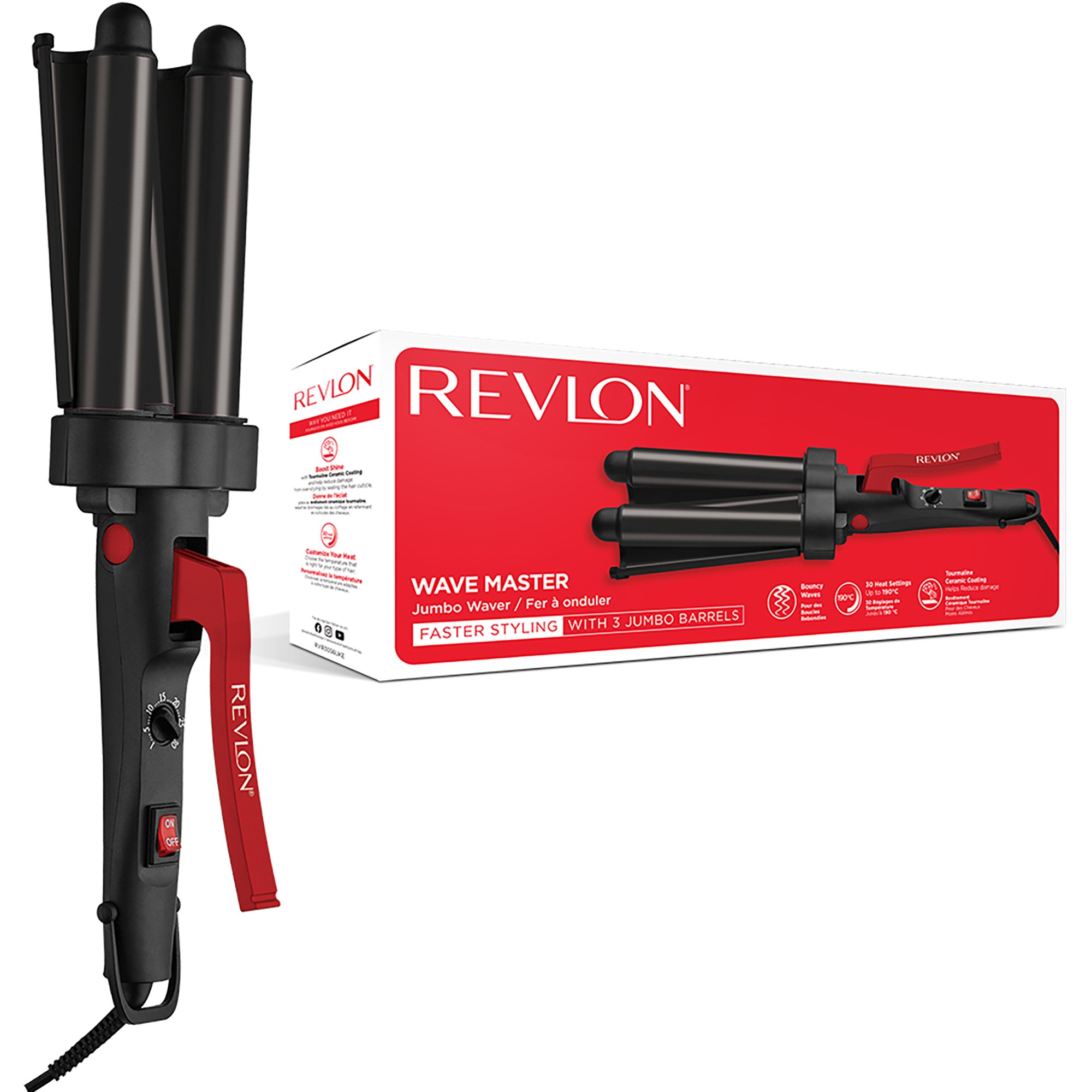 Alternativ bild 1 för Revlon Tools Wave Master Jumbo Tong RVIR3056UKE