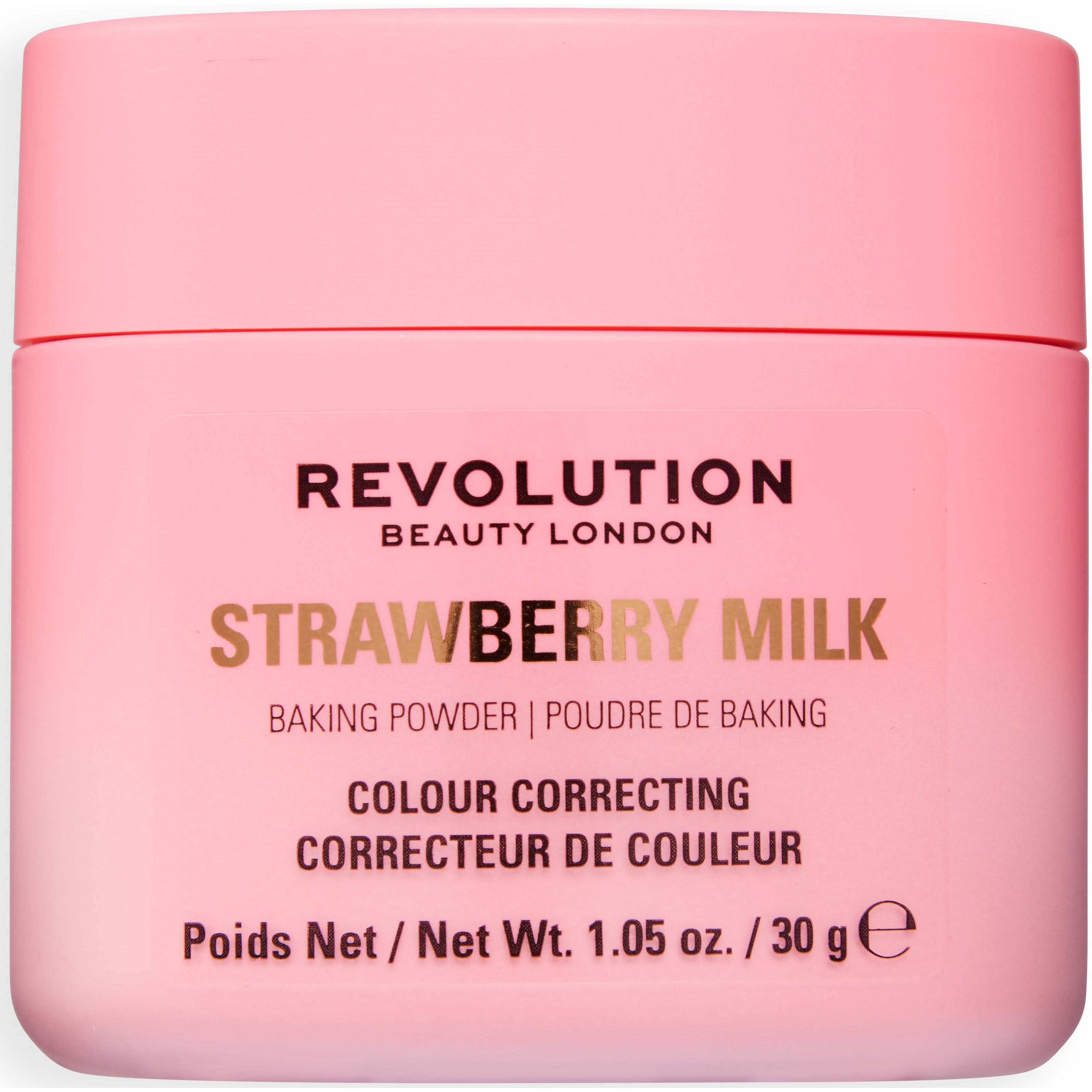 Revolution Beauty London Colour Correcting Loose Baking Powder Strawberry Milk