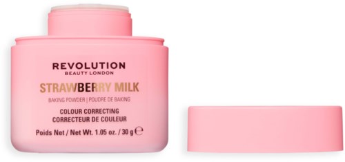Revolution Beauty London Colour Correcting Loose Baking Powder Strawberry Milk