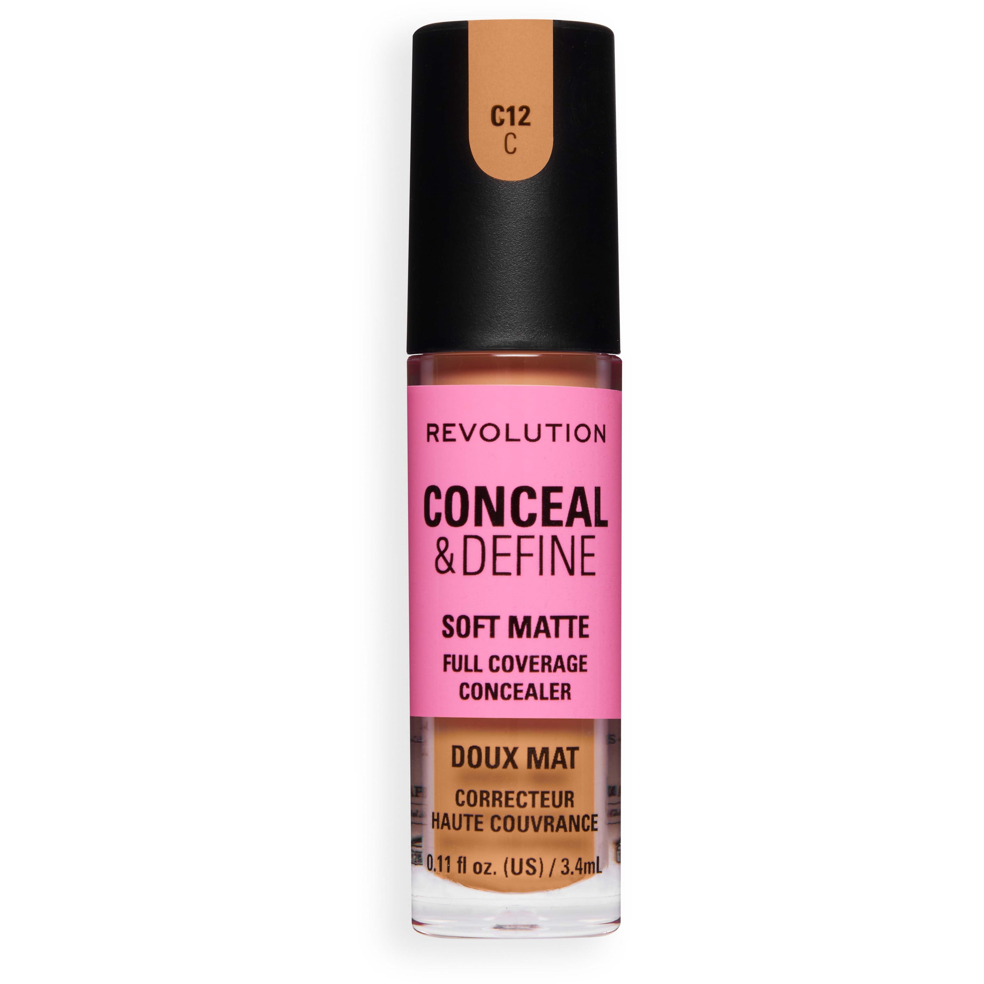Revolution Beauty London Conceal and Define Full Coverage Concealer C12C