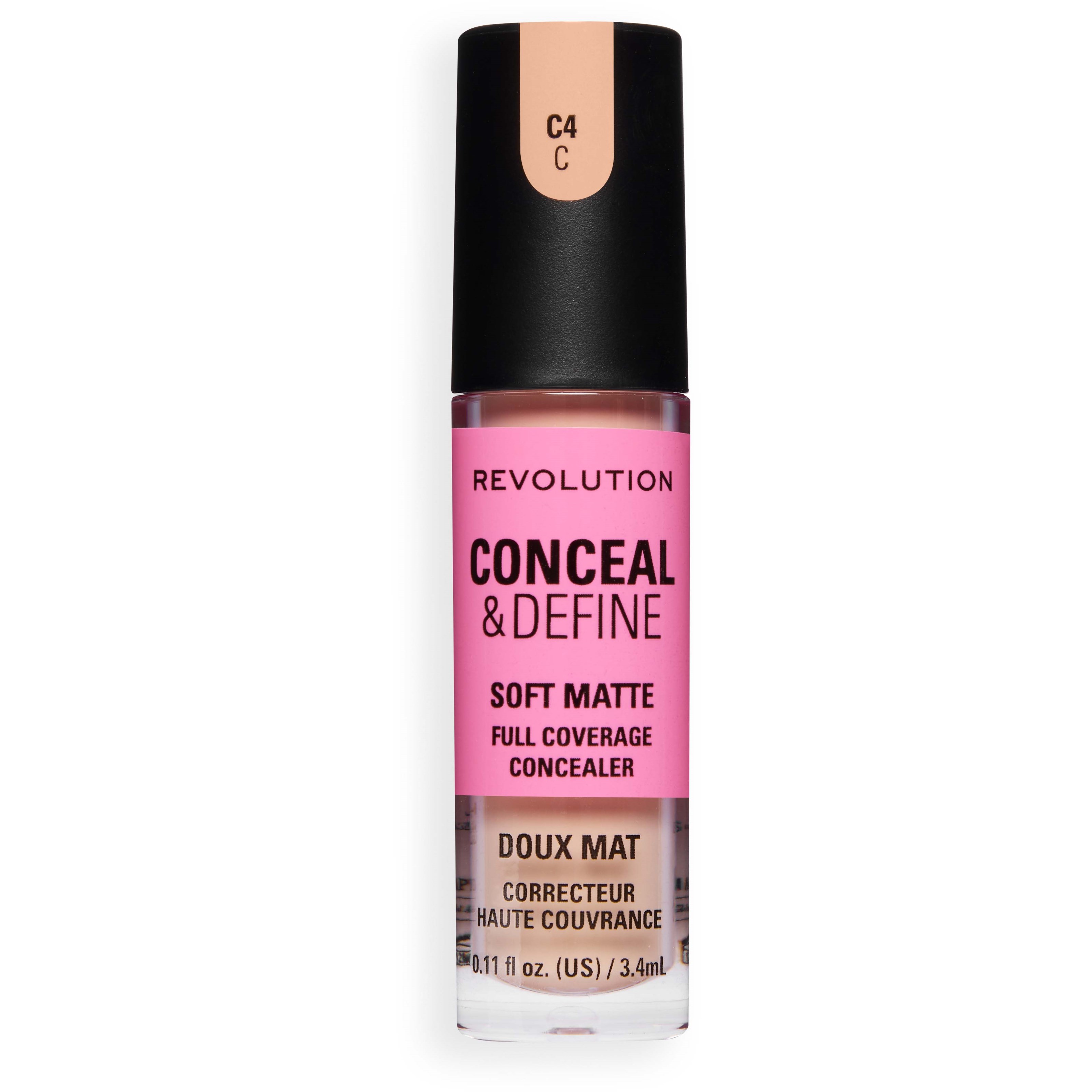 Revolution Beauty London Conceal and Define Full Coverage Concealer C4C