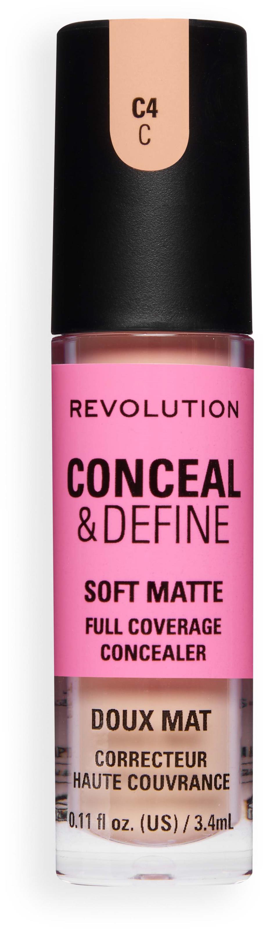 Revolution Beauty London Conceal and Define Full Coverage Concealer C4C
