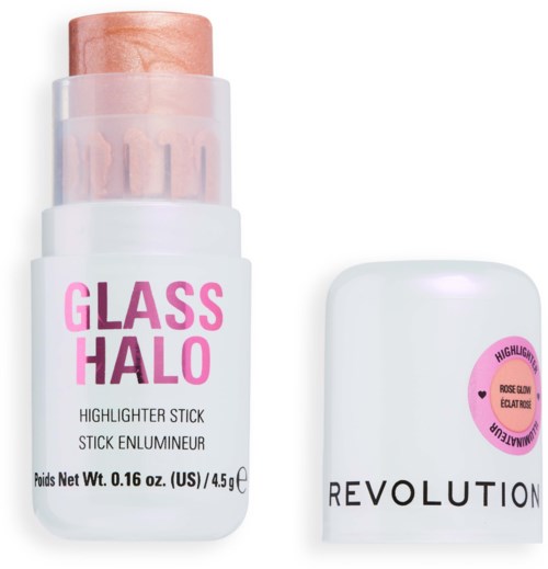 Revolution Beauty London Glass Halo Highlighter Stick Rose Glow