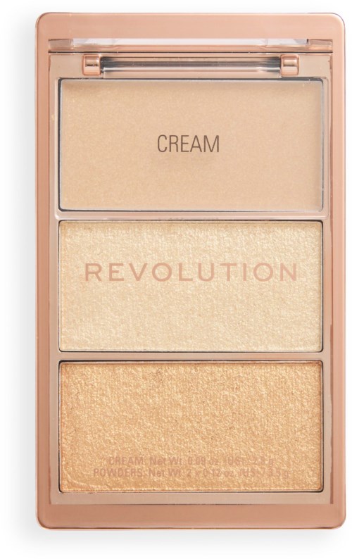 Revolution Beauty London Highlight Icon Palette Gold Glow