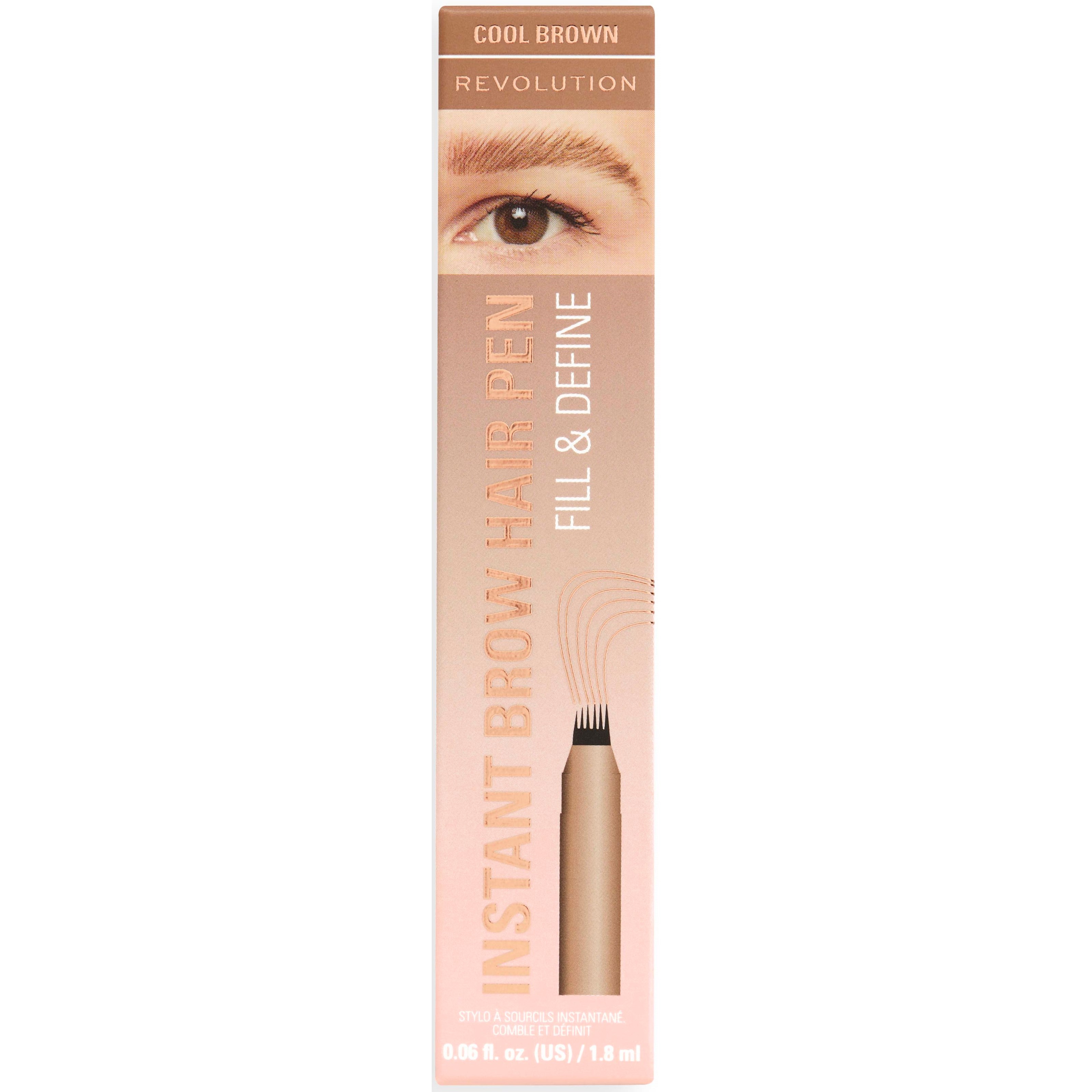 Revolution Beauty London Instant Brow Pen Cool Brown (obrázok 4)