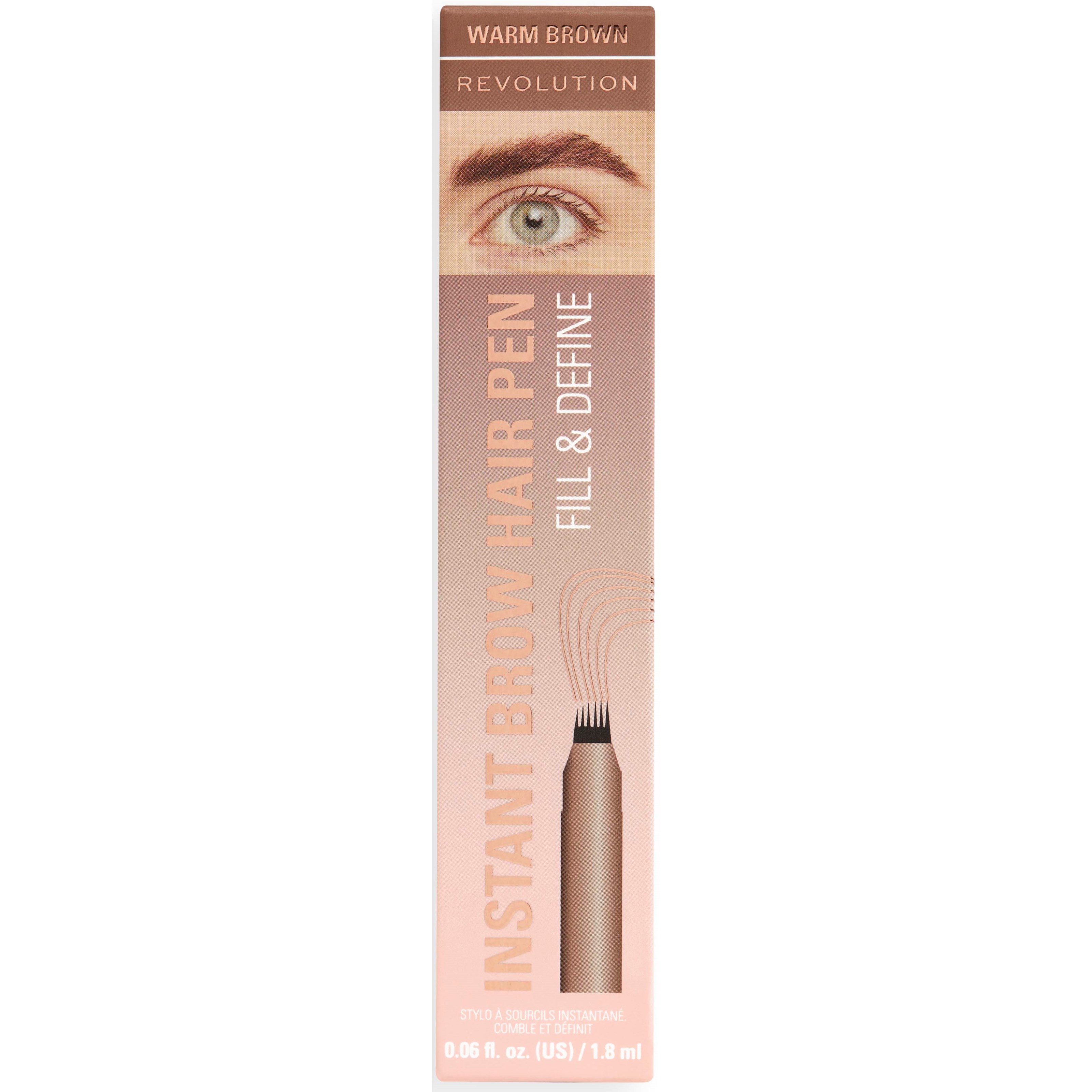 Revolution Beauty London Instant Brow Pen Warm Brown (obrázok 3)