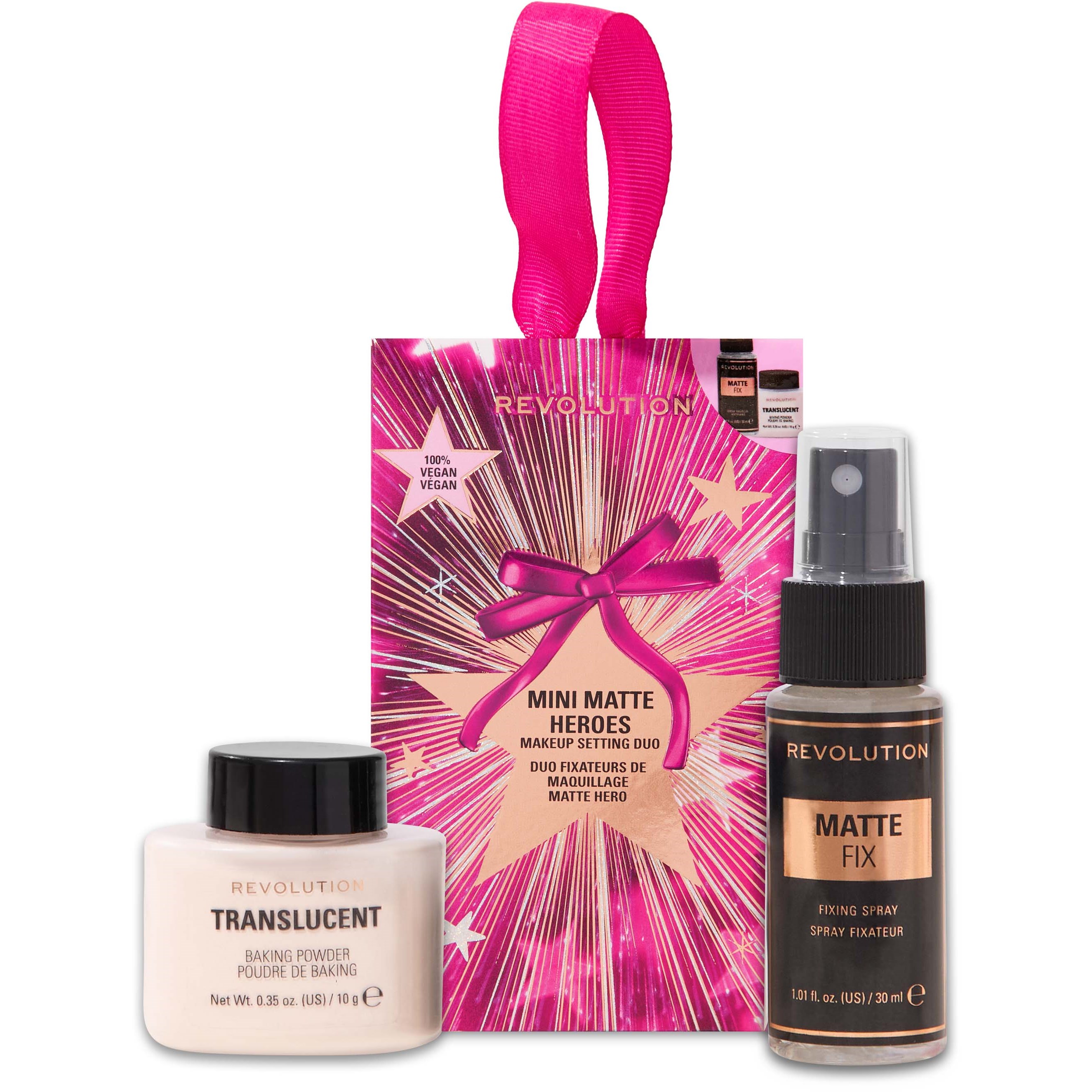 Revolution Beauty Revolution Mini Matte Hero's Makeup Setting Duo