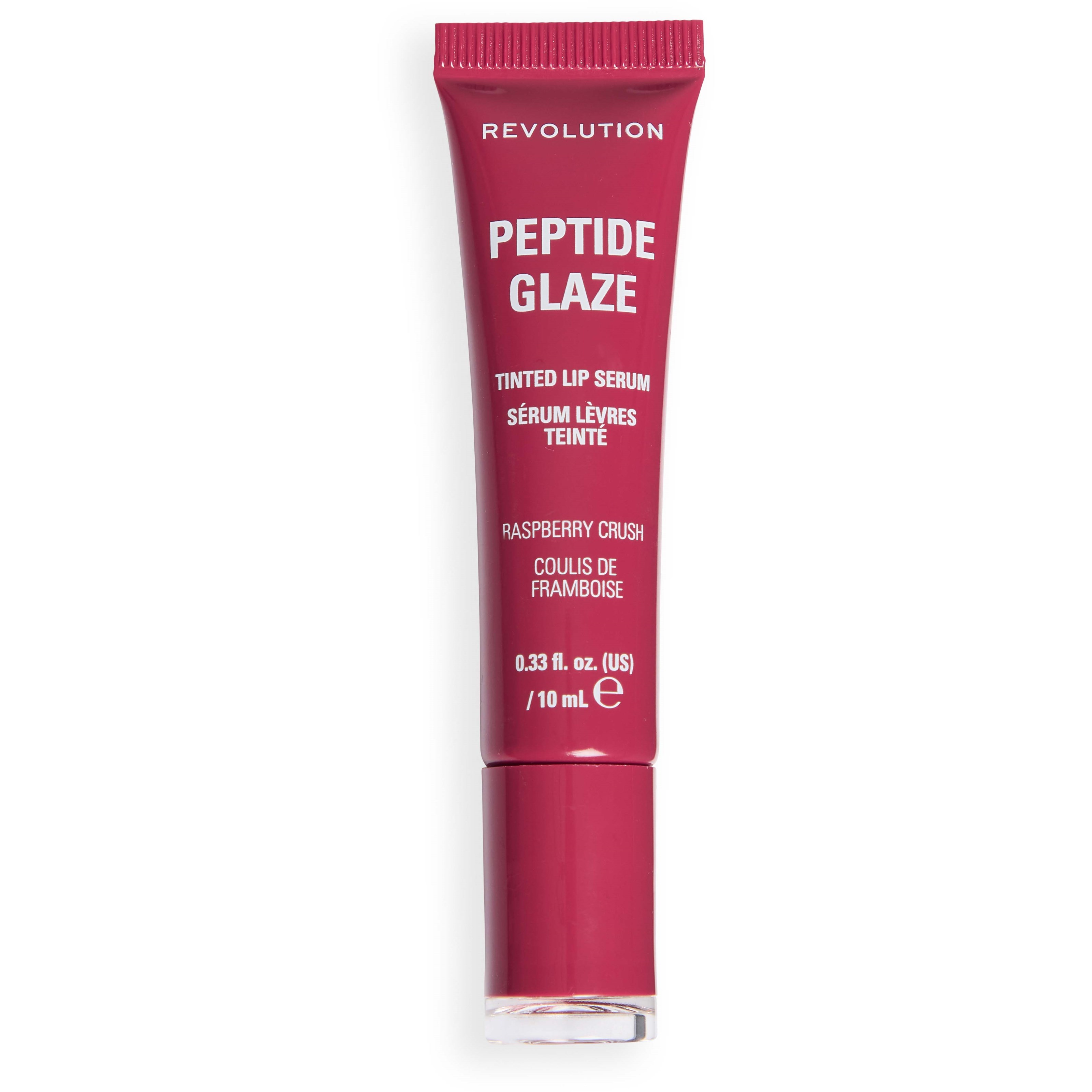 Revolution Beauty London Peptide Glaze Tinted Lip Serum Raspberry Crush
