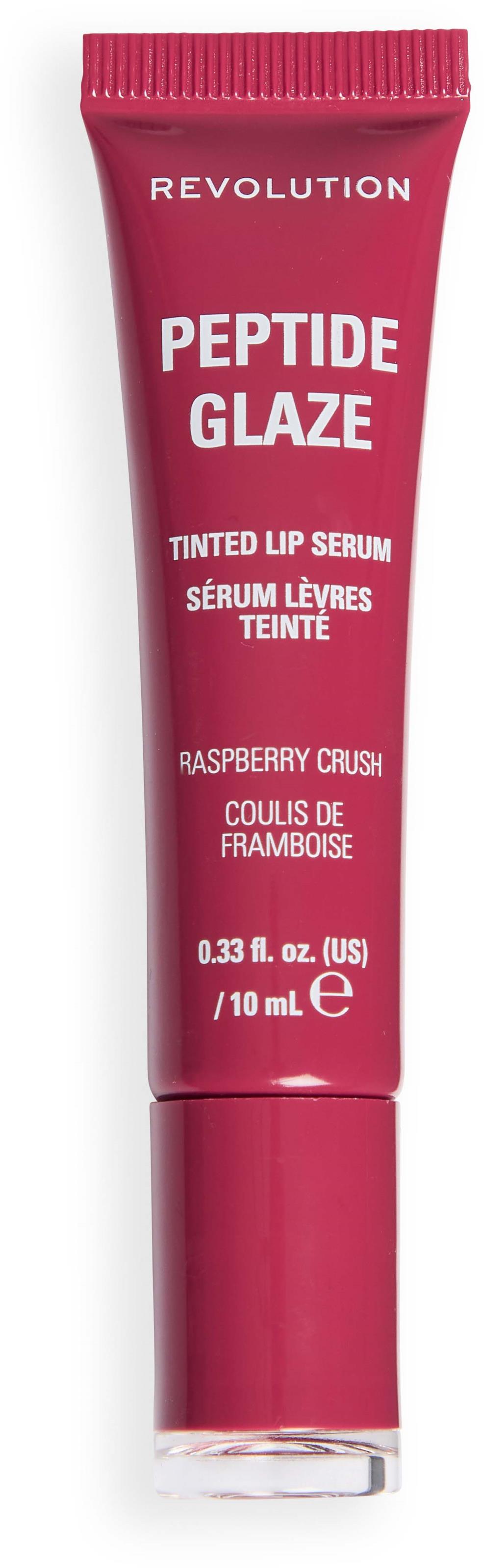 Revolution Raspberry Icing Revolution Beauty London Peptide Glaze Tinted Lip Serum Raspberry Crush ...