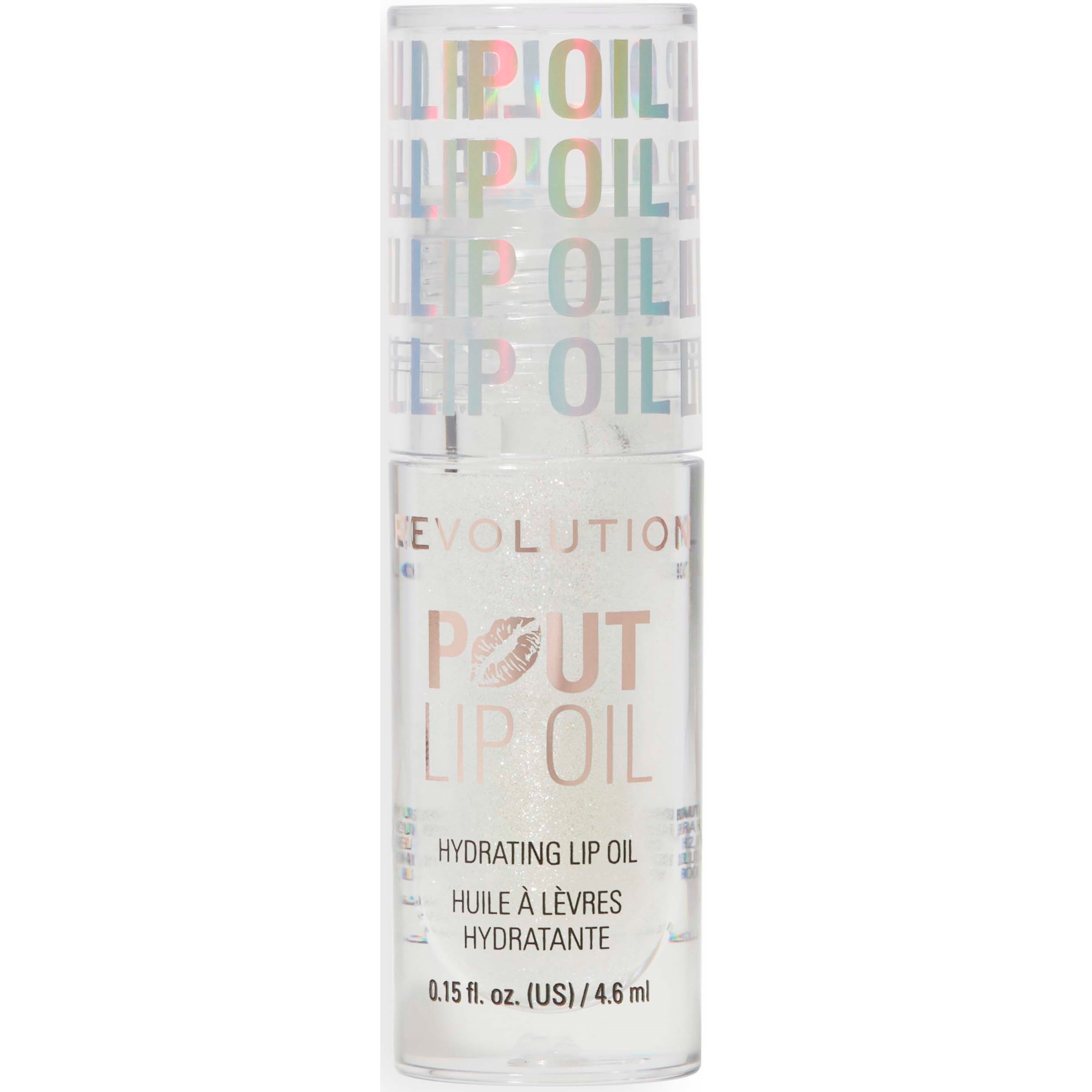 Revolution Beauty London Pout Lip Oil Holographic Shimmer