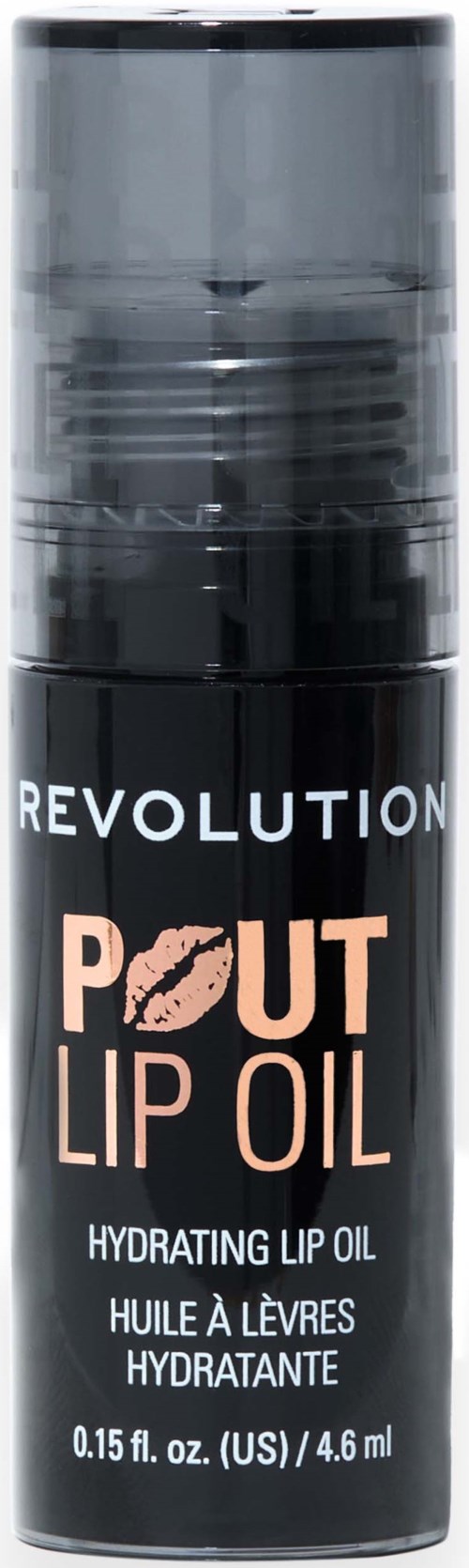Revolution Beauty London Pout Lip Oil Midnight Black