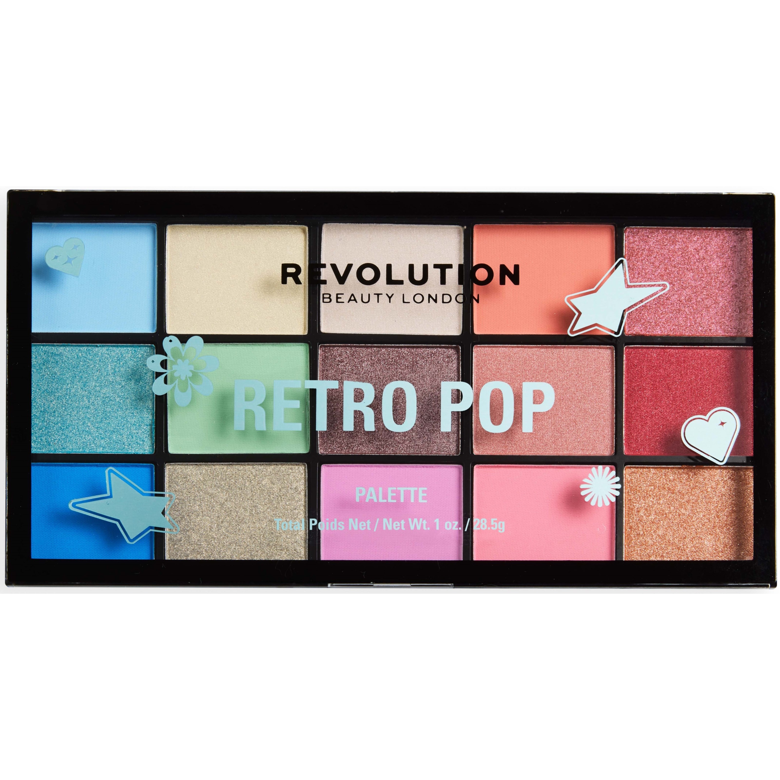 Revolution Beauty London Reloaded Palette Retro Pop