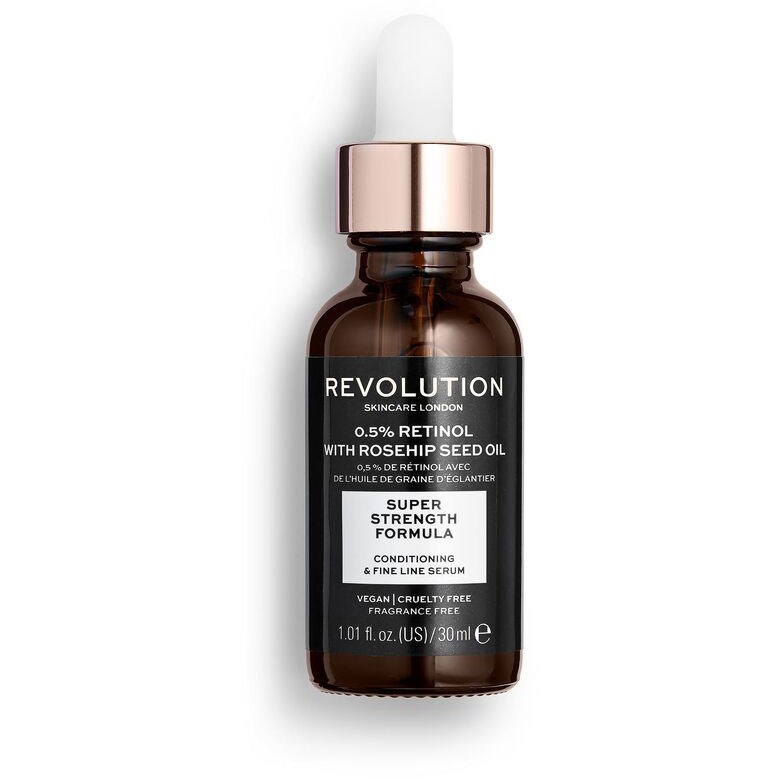Läs mer om Revolution Skincare 0.5% Retinol Super Serum with Rosehip Seed Oil 30