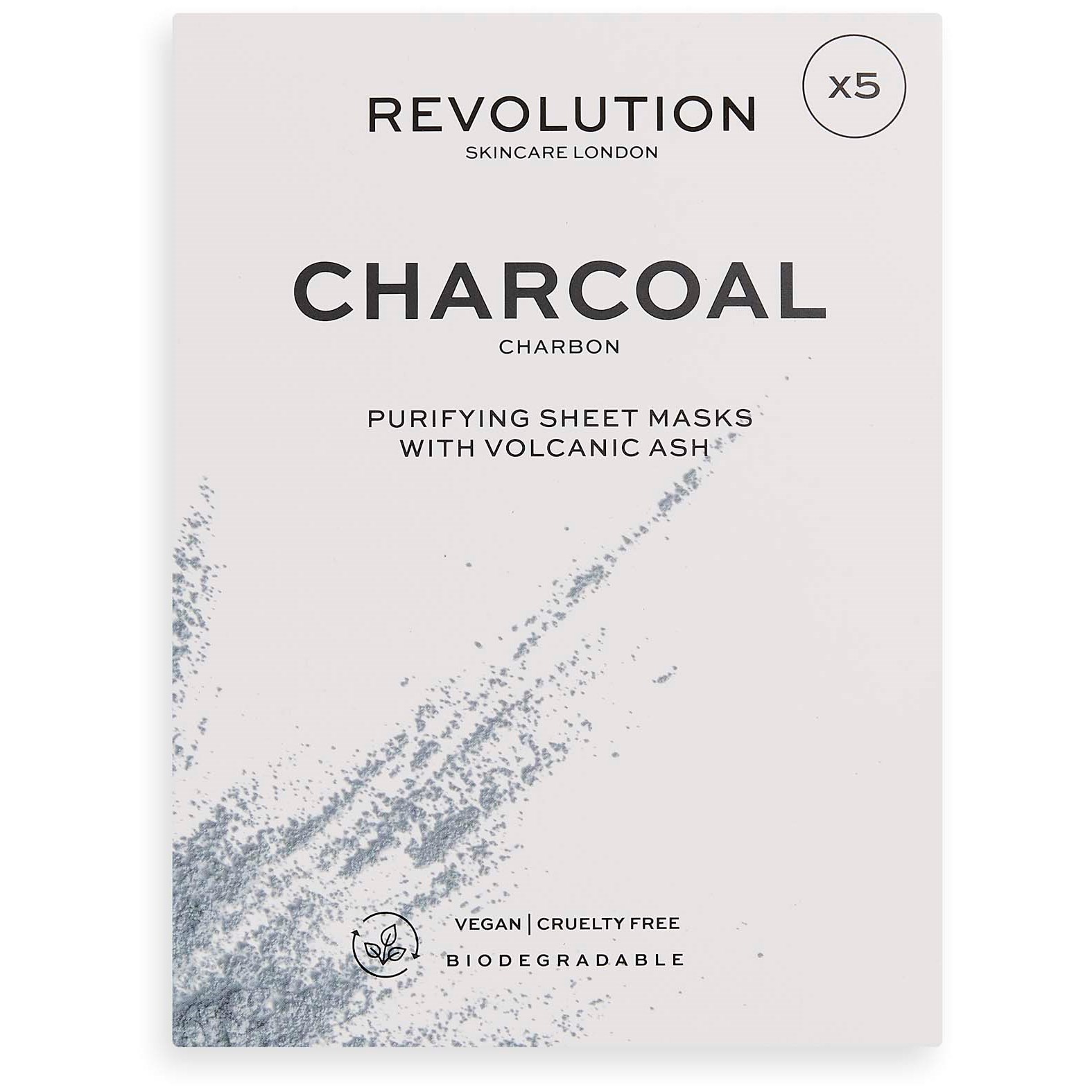 Läs mer om Revolution Skincare Biodegradable Purifying Charcoal Sheet Mask 5 Pack