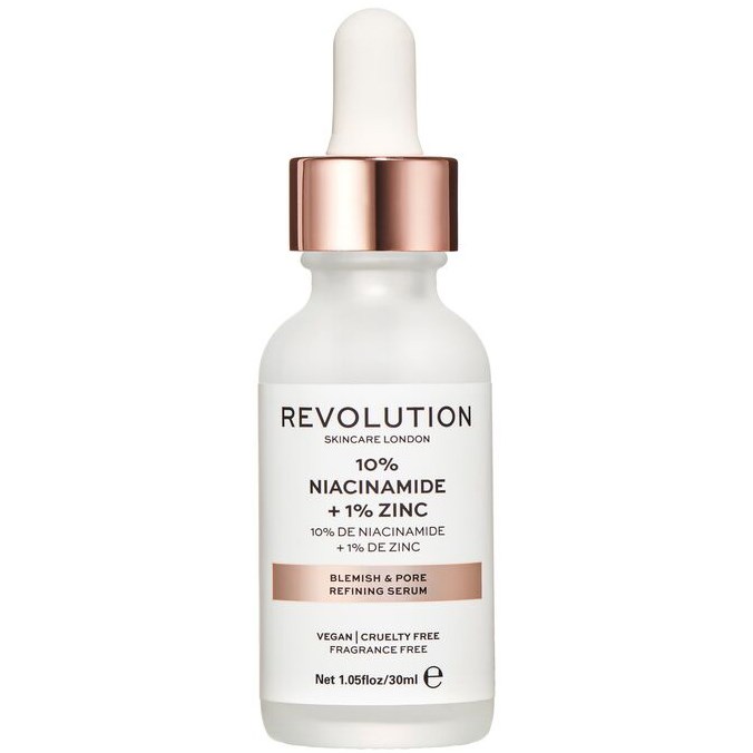 Revolution Skincare Blemish and Pore Refining Serum 10% Niacinamide + 1% Zink
