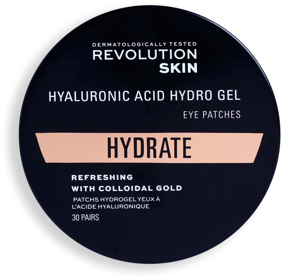 Revolution Skincare Gold Eye Hydrogel Hydrating Eye Patches with Colloidal Gold 40ml