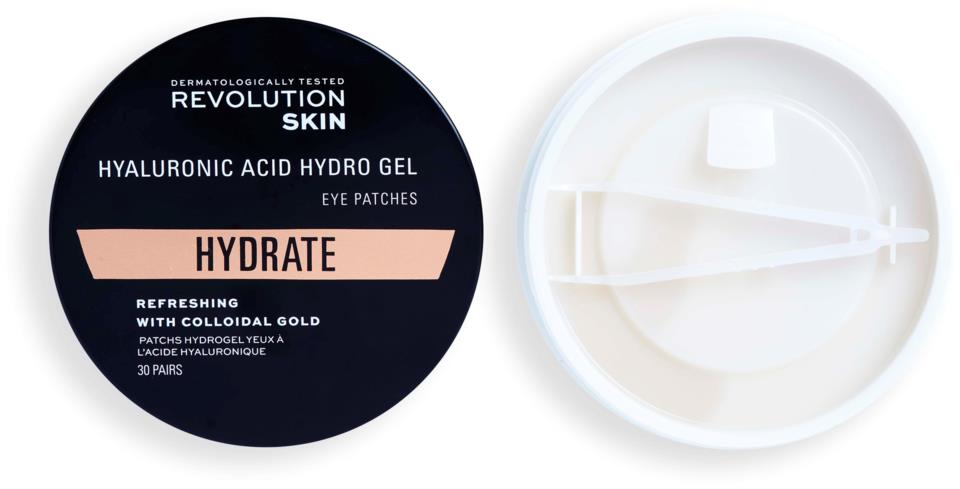 Revolution Skincare Gold Eye Hydrogel Hydrating Eye Patches with Colloidal Gold 40ml