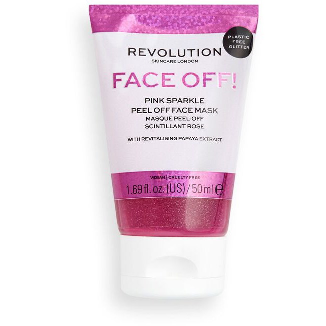 Läs mer om Revolution Skincare Pink Glitter Face Off Mask 50 ml