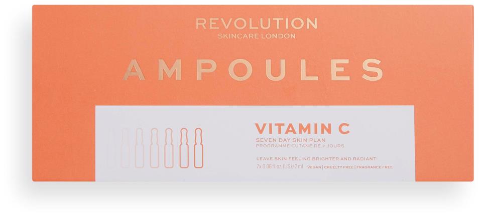 Revolution Skincare Vitamin C 7 Day Brightening Skin Plan Ampoules 2 ml