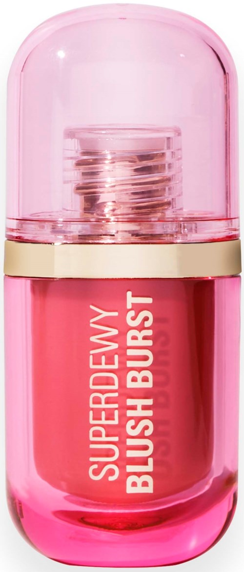 Revolution Beauty London Superdewy Blush Plump Serum Liquid Blush Strawberry Flush Cool Pink