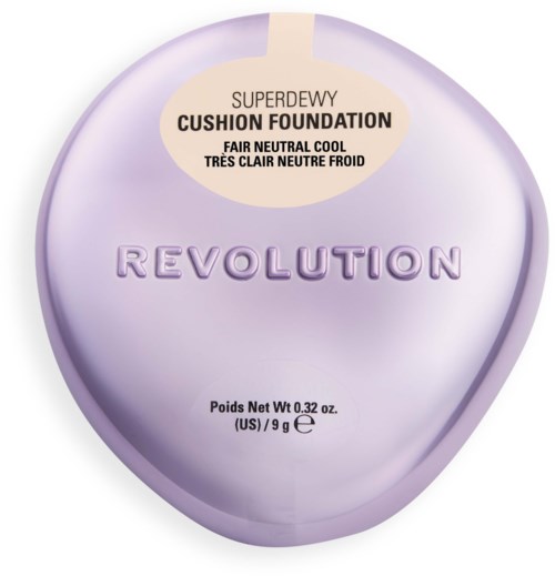 Revolution Beauty London Superdewy Cushion Foundation Fair Neutral Cool
