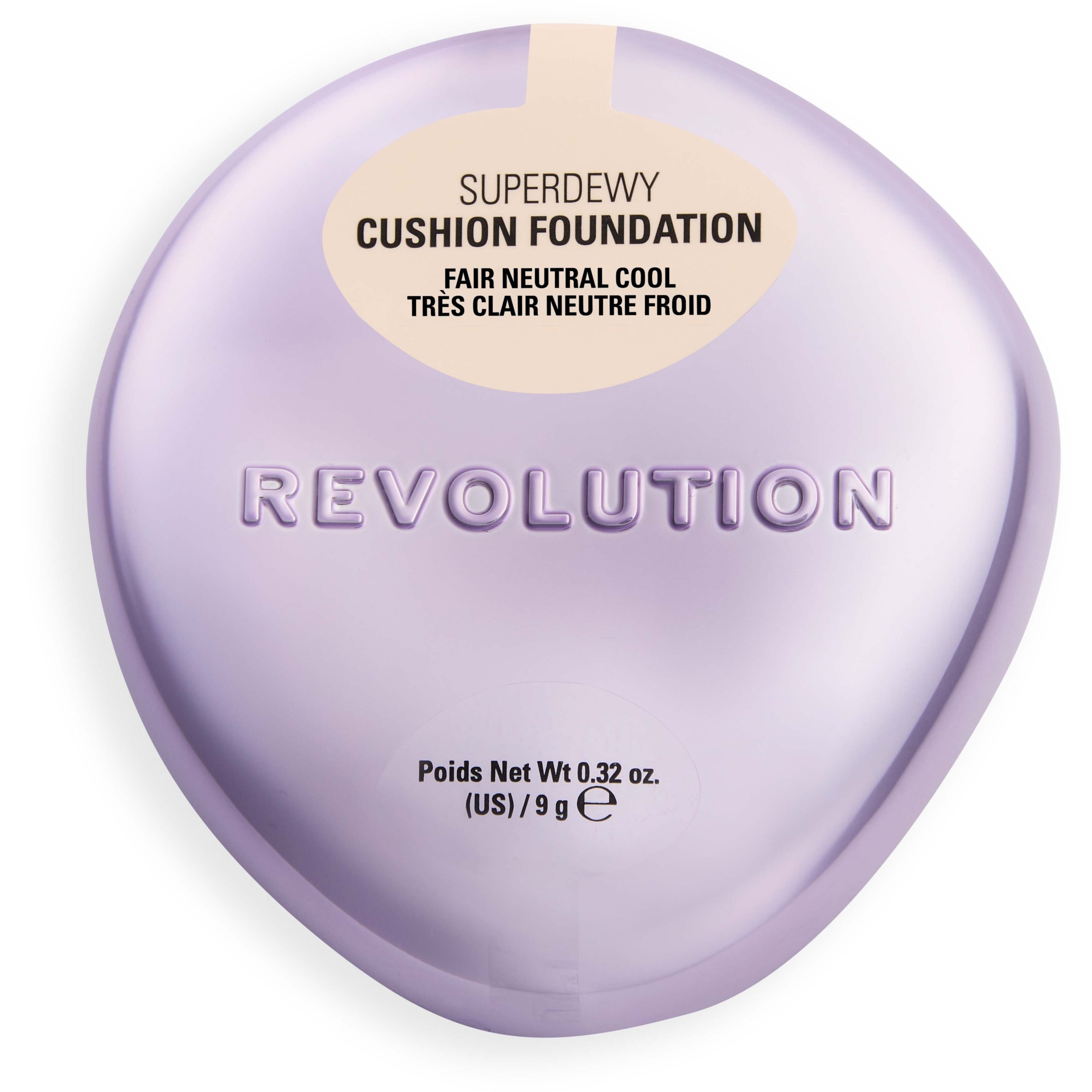 Revolution Beauty London Superdewy Cushion Foundation Fair Neutral Cool