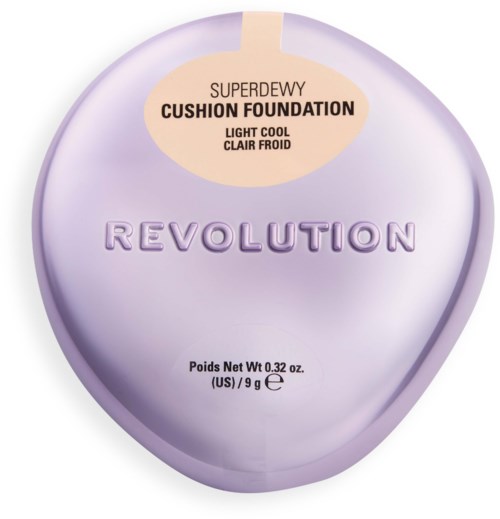 Revolution Beauty London Superdewy Cushion Foundation Light Cool