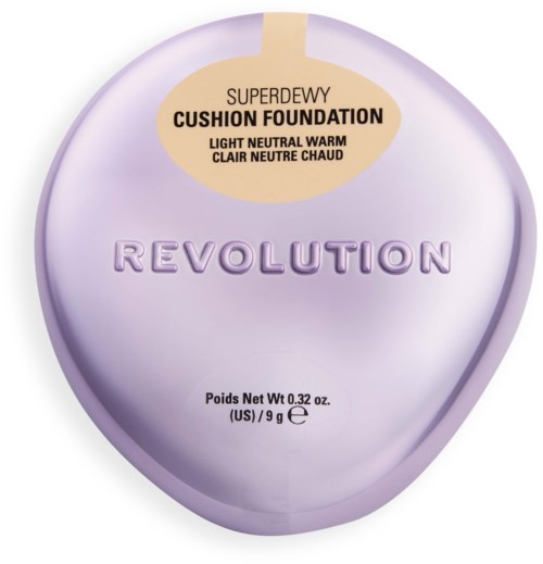 Revolution Beauty London Superdewy Cushion Foundation Light Neutral Warm