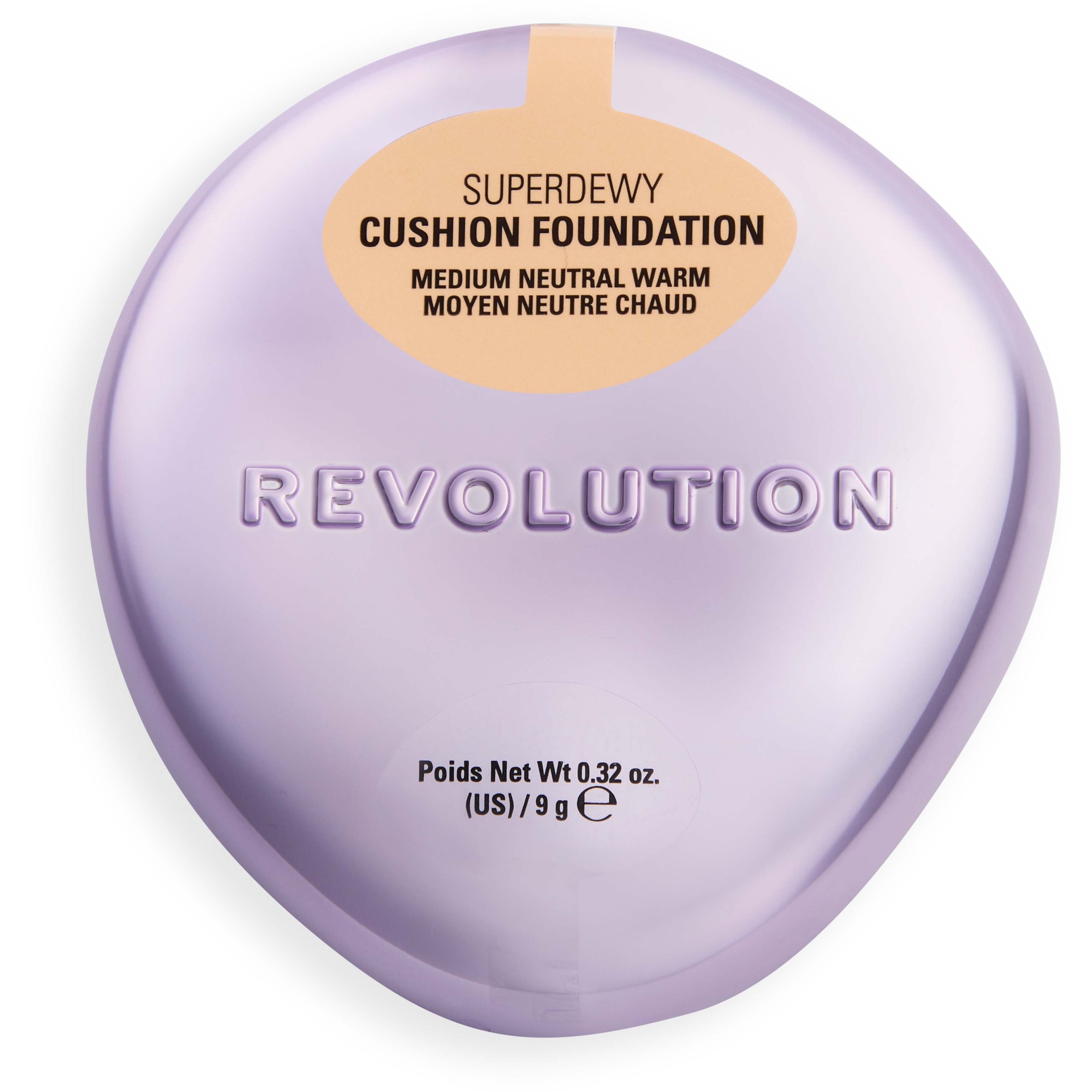 Revolution Beauty London Superdewy Cushion Foundation Medium Neutral Warm