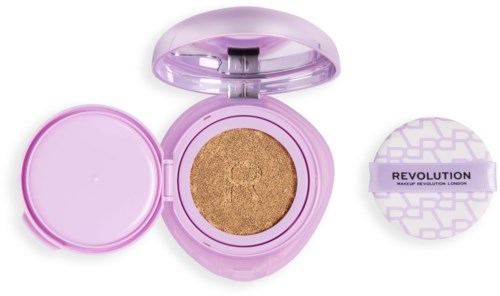 Revolution Beauty London Superdewy Cushion Foundation Medium Neutral Warm