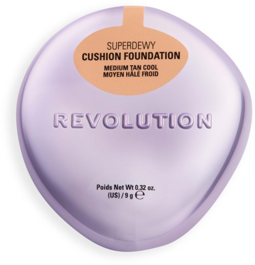 Revolution Beauty London Superdewy Cushion Foundation Medium Tan Cool