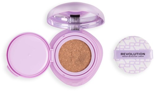 Revolution Beauty London Superdewy Cushion Foundation Medium Tan Cool
