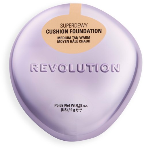 Revolution Beauty London Superdewy Cushion Foundation Medium Tan Warm