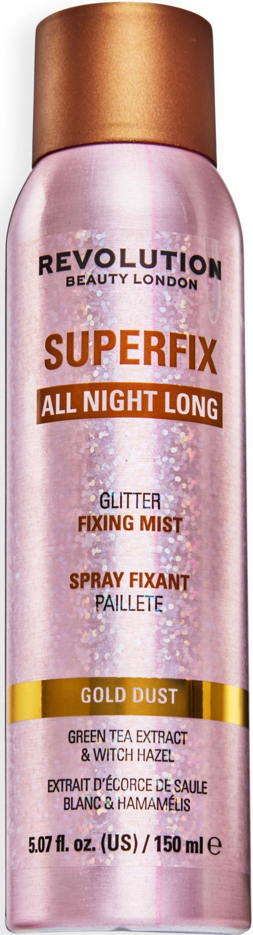 Revolution Beauty London Superfix All Night Long Gold Dust 150 ml