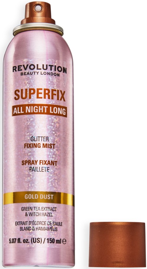 Revolution Beauty London Superfix All Night Long Gold Dust 150 ml
