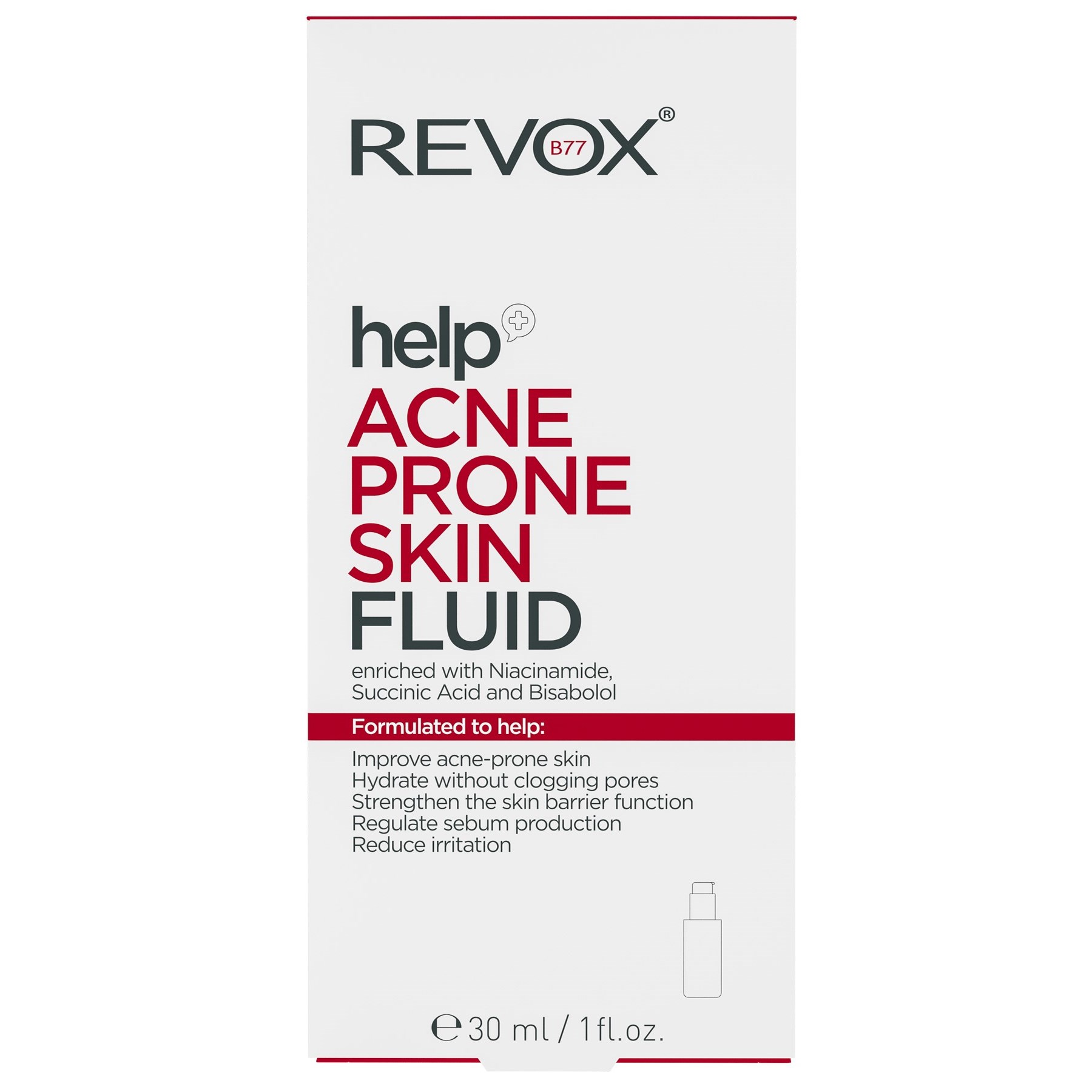 Revox B77 Help Acne Prone Skin Fluid 30 ml (obrázok 3)